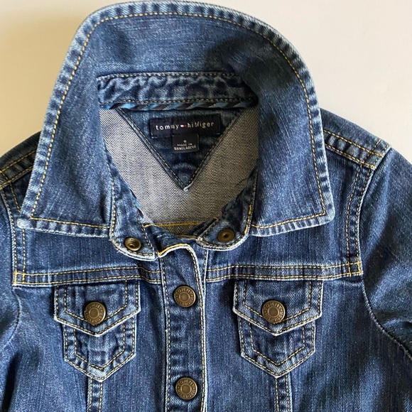 Tommy Hilfiger Classic Denim Dress Girls size 6 - Picture 3 of 10